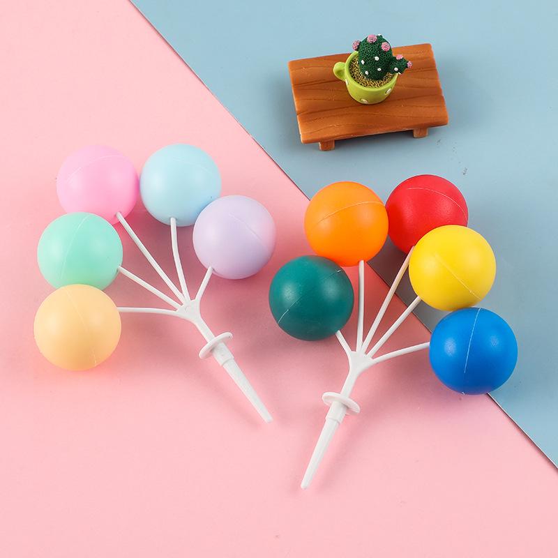 Topper Colorato per Torta Palloncino Macaron per Feste di Compleanno
