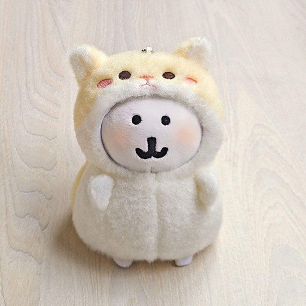 Animal Detachable Doll Hat Cartoon Loopy Plush Toy Pink Little Beaver Headgear for 10cm Dolls