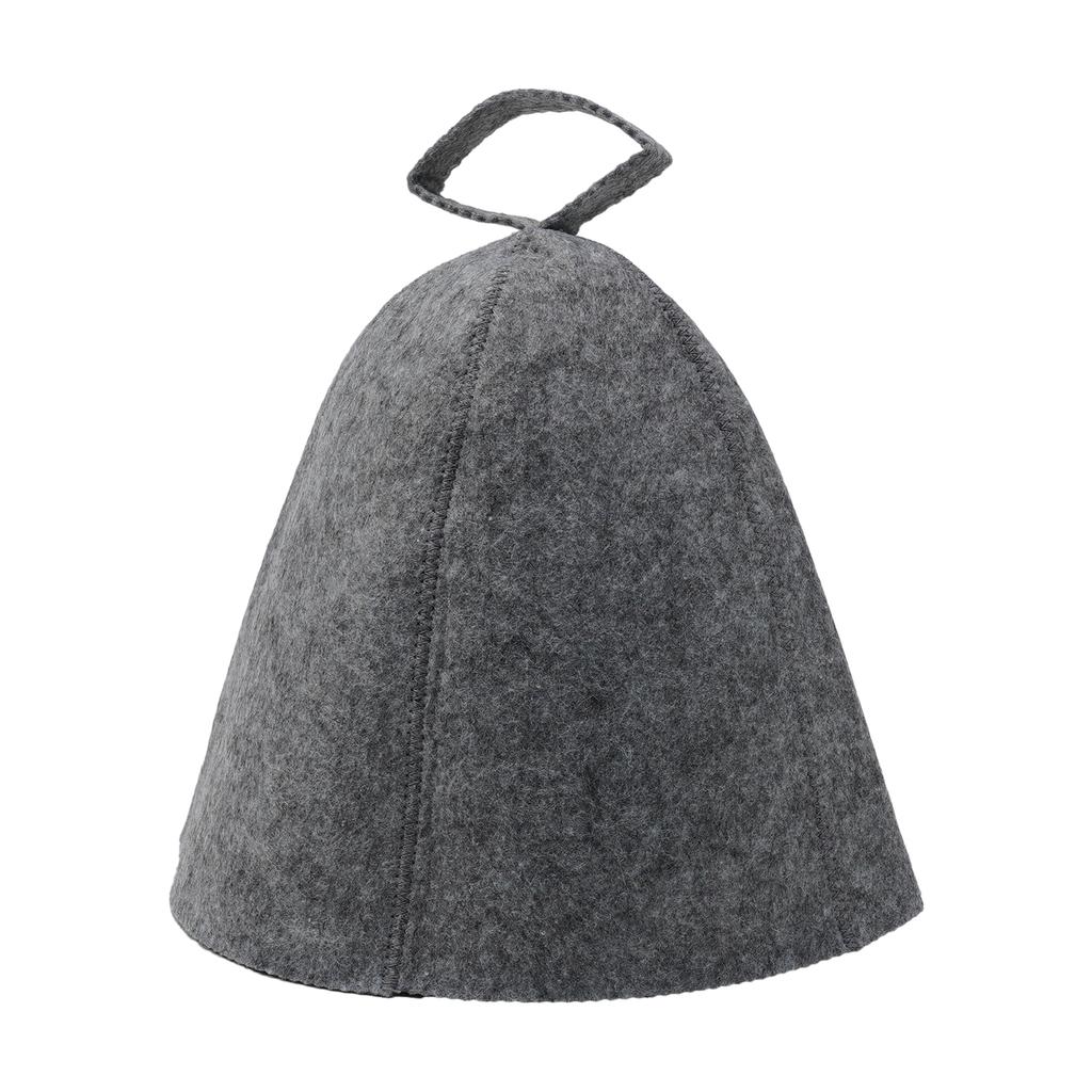Wool Cap Sauna Hat Foldable Porosity Protection Shower Soft Solid Spa Bath With Hanging Loop 1pcs 27.6*9.1inches