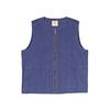 Snow Peak Sulfur Dyed Fade Vest VT-26SU007 Outer Midlayer Men Women BLUE S