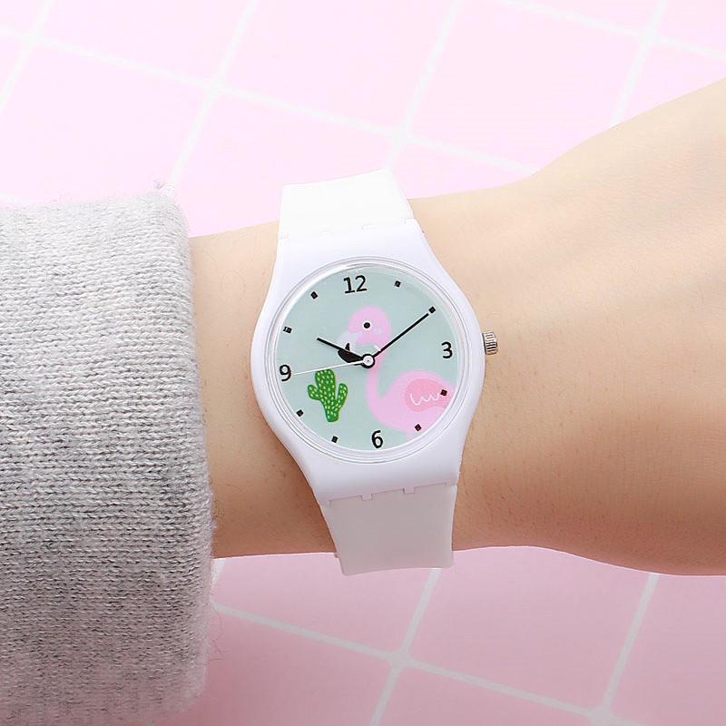 flamingo wrist watch