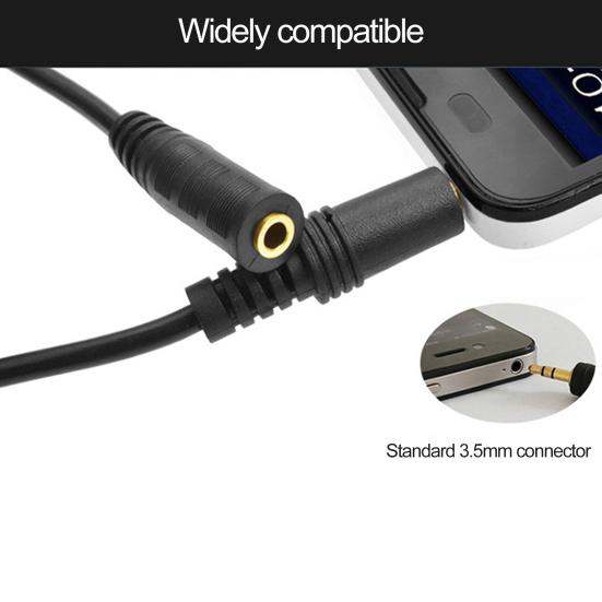 Audio Cable Anti-interference Stable Transmission High-Performance Plug Play Stereo Sound Audio Transfer 3.5mm Male to Female Audio Extension Cable