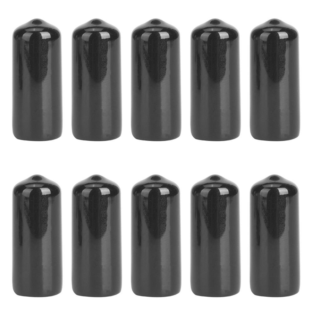 10PCS Small Head Pool Stick Tip Cover Durable Cue Tip Head Cover Pool Cue Tip Protector  Stick Cover