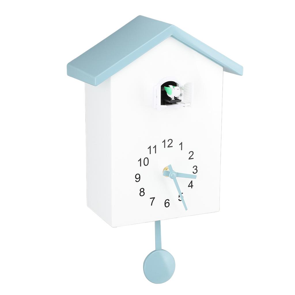 Bird House Wall Clock Bird Voice Call Stylish Decorative Wall Clock for Bedroom Living Room