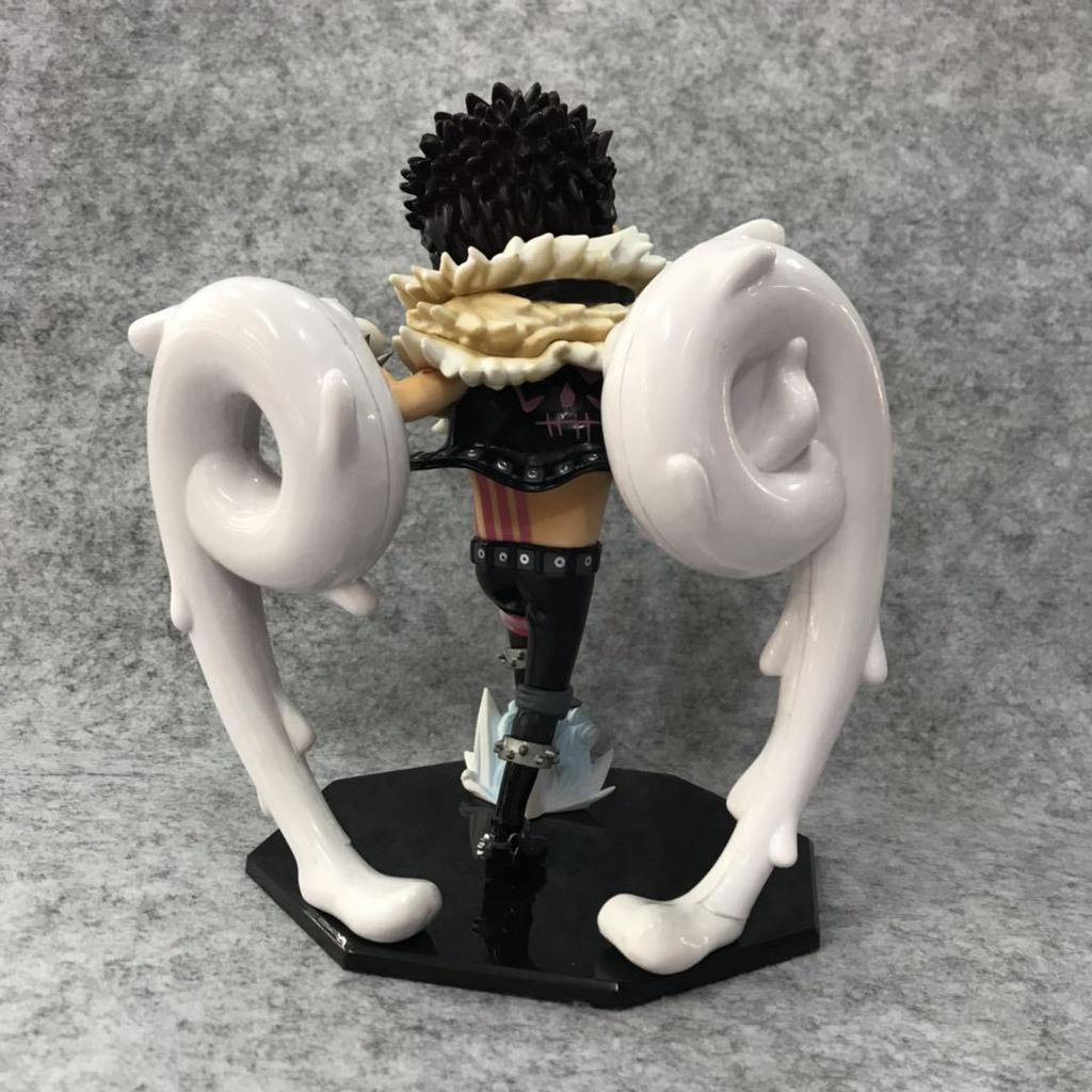 20cm Anime One Piece Figure Q Version Charlotte Katakuri King of Artist Action Figure Model Toy Desktop Birthday Decoration Gift