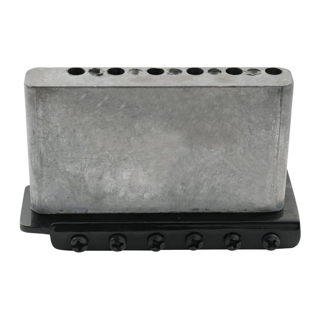 Musiclily Pro String Pitch Vintage Tremolo Bridge with Steel Saddles for Fender American Vintage Stratocaster Electric Black 11.3mm Guitars,