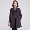 Fengmao Women's 100% Wool Mid-Length Double-Faced Coat