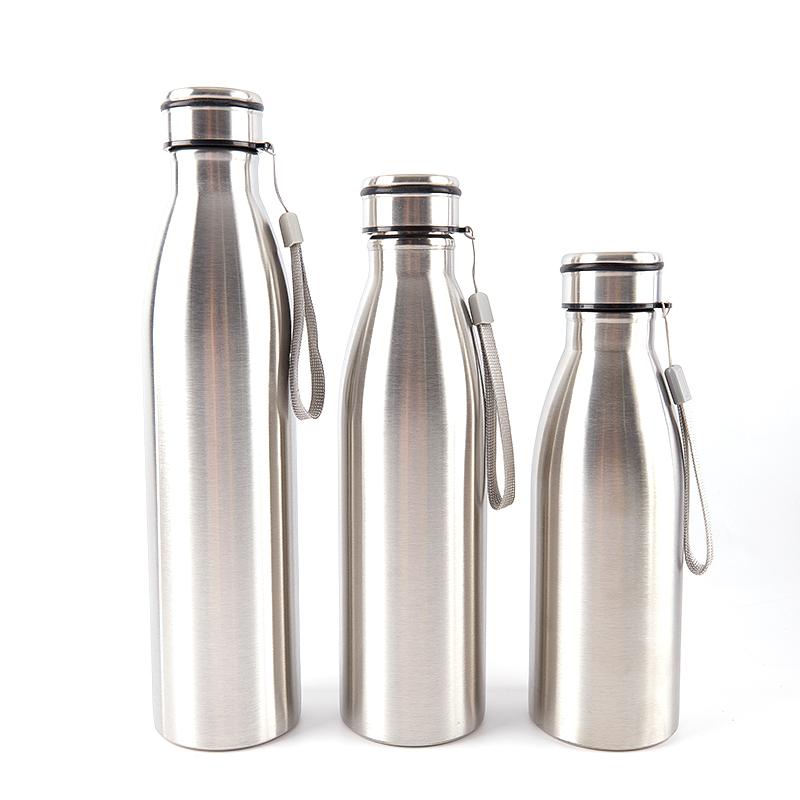 650-1000Ml Portable Outdoor Water Bottle Stainless Single Wall Insulated Cup