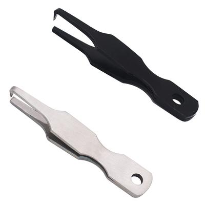 Ring Opening Mini Pliers Quick Split Rings Opener Tool With/Without Chain Fishing Line Knot Tyer Tweezers Cutter Pliers Tackle