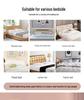 Bedside Cover - Solid Color, Universal Fit, All-Season Cotton Dust Protector