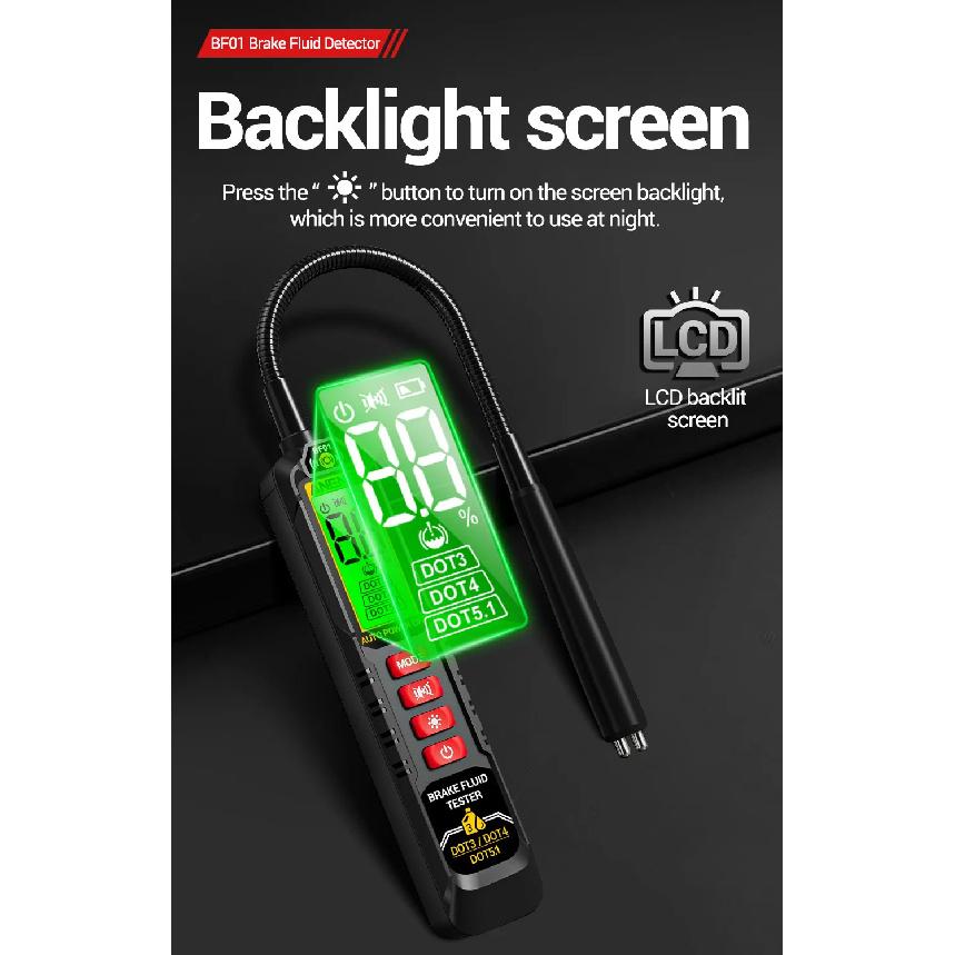 Brake Fluid Tester Universal Oil Quality Check Detector ANENG BF01 Brake Liquid Digital Vehicle Auto Car Brake Oil Tester Tools