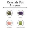 Plus Value Crystals with prayer cards (4) for prosperity, student, health & Relationship