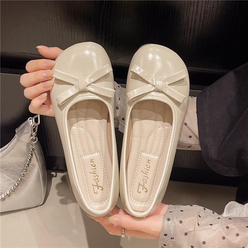 Fashion Bow Flats Women Soft Shoes Fashion Shallow Women Shoes Designer Classical Casual Sneakers 2025 New Autumn Zapatillas De Mujer