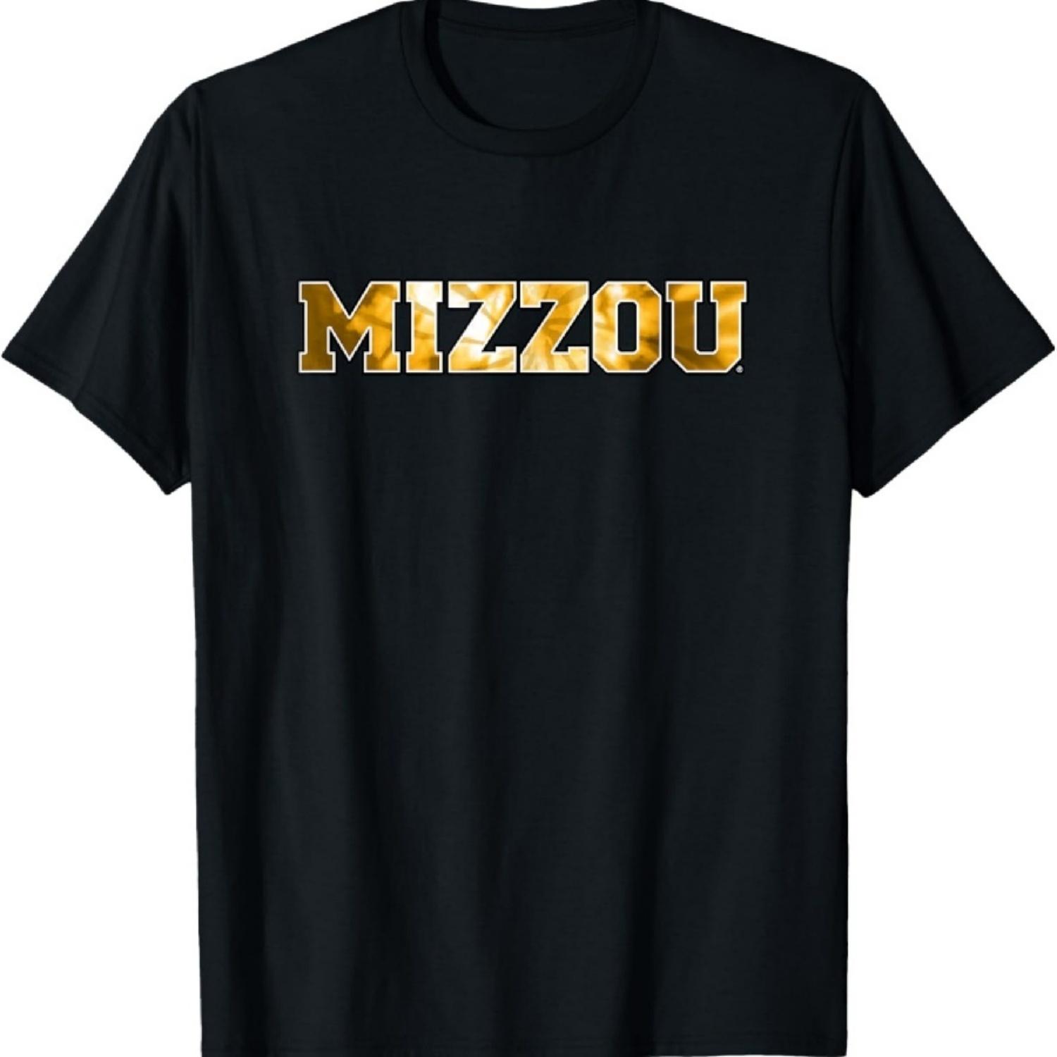 Футболка с tie-dye Университета Миссури Mizzou Tigers S
