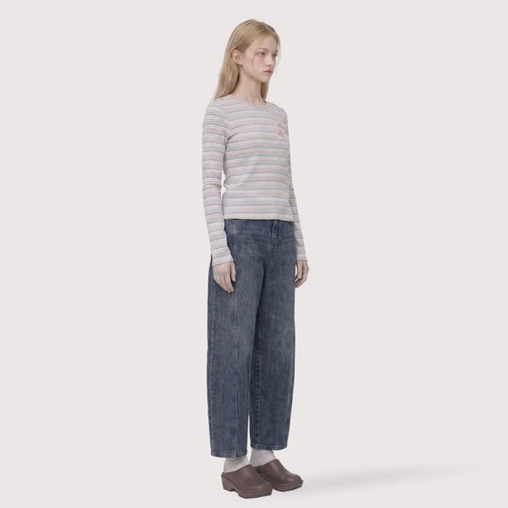 Thursday Island Vintage Washing Curved Denim T266mje904w