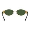 Versace Vintage Fashion Logo Oval Sunglasses Unisex sunglasses Black 0VE2299-100271