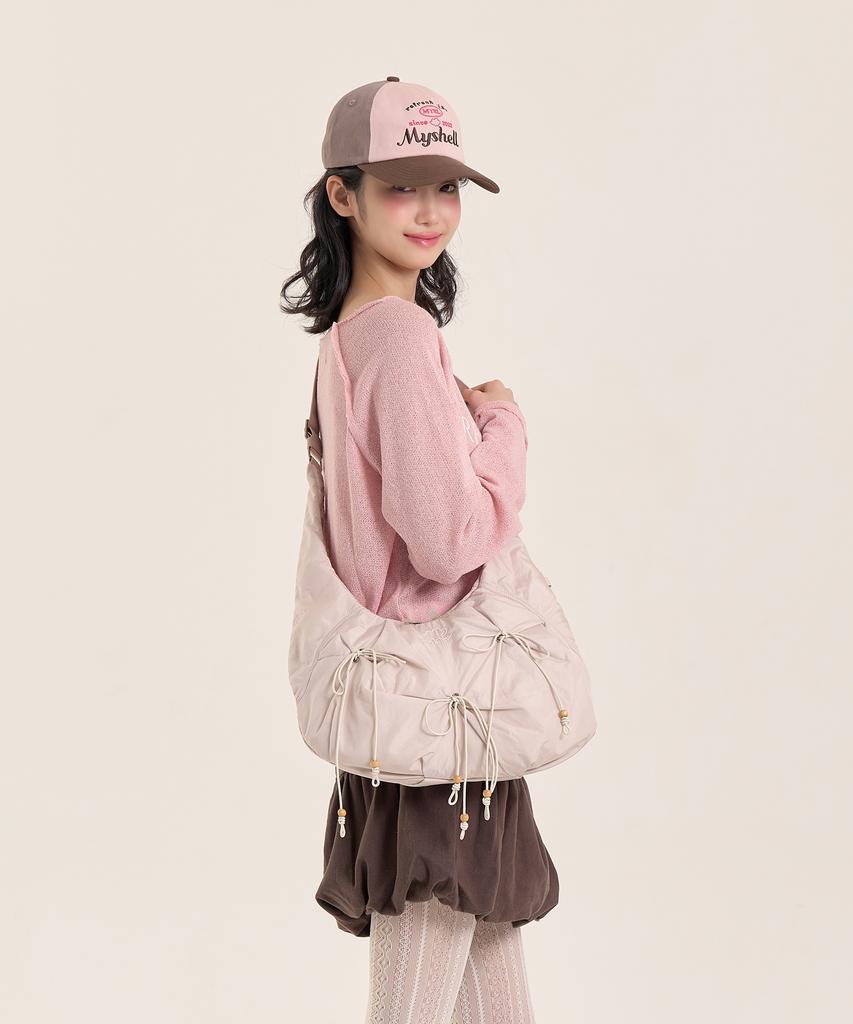 Myshell Willow String Nylon Crossbody Bag_10111Cb