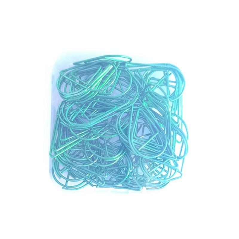 50 Pcs Decorative Paper Clips Teardrop Paper Clip Bookmarks Metal Paperclips Creative Planner Clips for Office