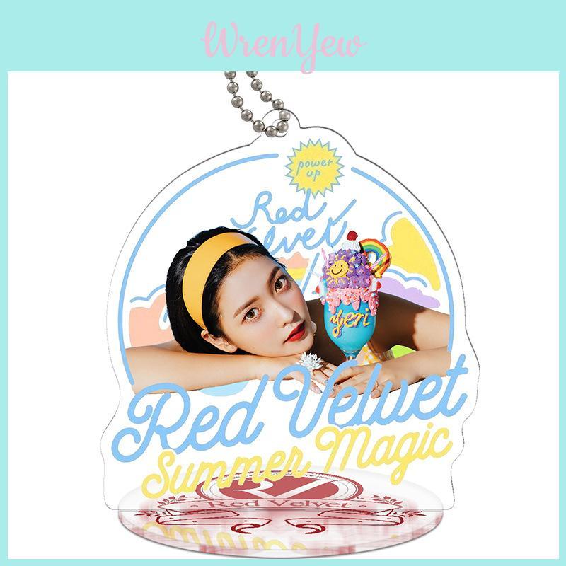 Stylish Kpop Red Velvet Acrylic Keyring Key Holder Decor For A Chic And Fashionable Look