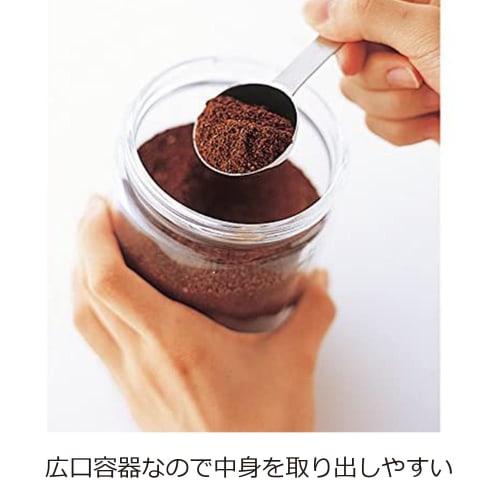 Cera-Mate Glass Storage Canister, 420ml, Charmy Clear, L3, Made in Japan, 221145