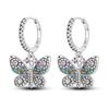 925 Sterling Silver Butterfly Drop Earring For Anniversary Wedding Jewelry Gifts
