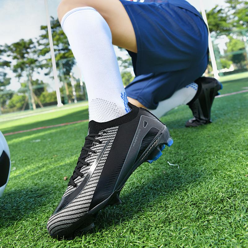 

New Men Women Unisex Soccer Shoes Grass Training Professional Football Boots Sport Breathable Hot-selling High-quality Students 45