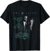 Maglietta TV Vintage Anni '90 con Logo Luminoso di X-Files Mulder & Scully