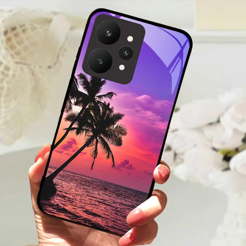 Shockproof Case For Realme 15 5G Phone Cover RMX5106 RMX5105 Tempered Glass Cases For Realme15 Fundas Luxury Protective Shell