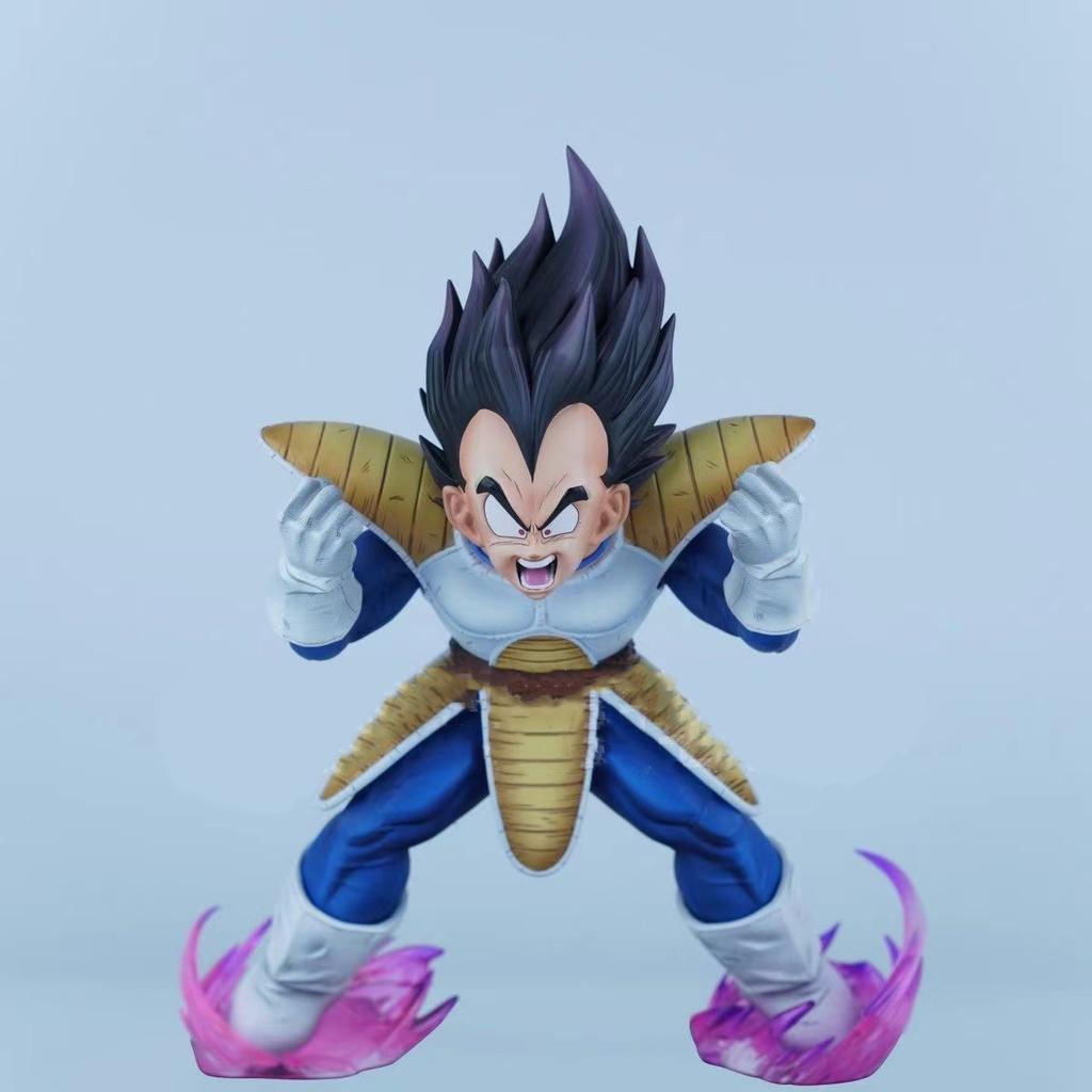 22cm/8.66inch Φιγούρα Dragon Ball Z Vegeta Αντικαθιστώμενες Κεφαλές Φιγούρες Δράσης Άγαλμα Pvc Διακοσμητικό Γραφείου Μοντέλο Παιχνίδια Δώρα
