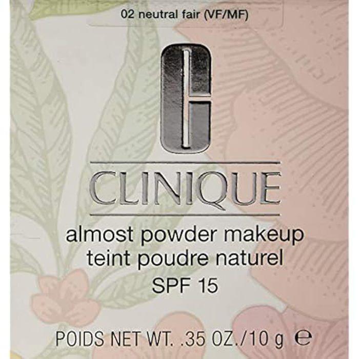 Poudre - Clinique - Almost Powder Makeup SF 15-02 - Teinte Neutral Fair - 10 G - Tous Types De Peau