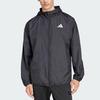 Adidas ESSENTIALS Sportswear Rompevientos Big Logo Tejido Jackets & Coats Men's Black/White JF3687