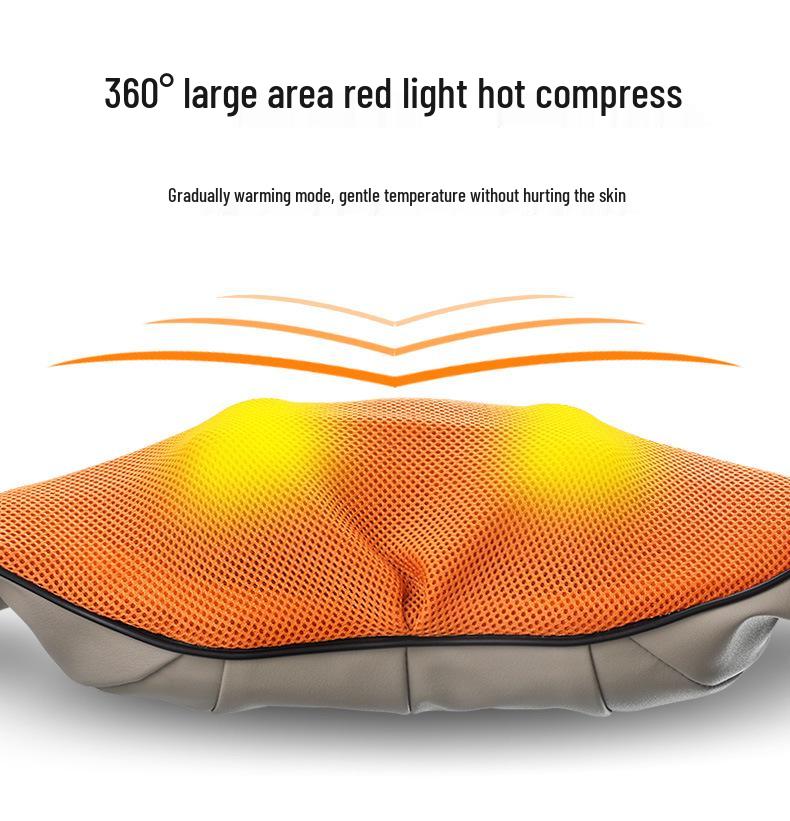 Cross-Kneading Multi-Function Electric Neck & Shoulder Massager for Car and Home