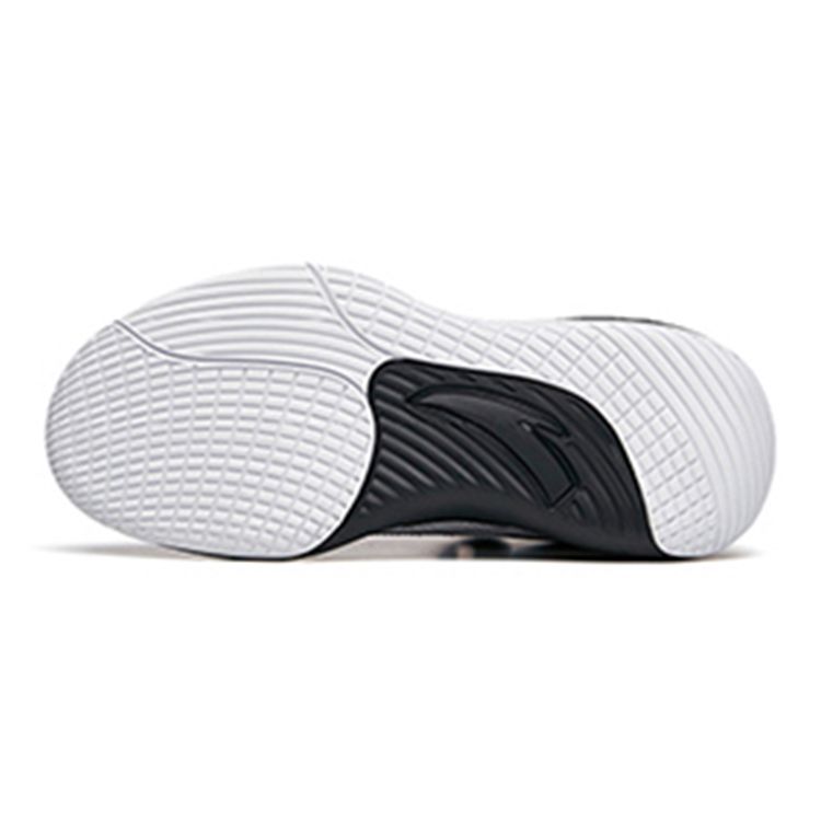 Anta Comfortable Versatile Non-Slip Shock Absorbing Wear-Resistant Casual Shoes Kids Shoes Black White Blue A312141101A-1