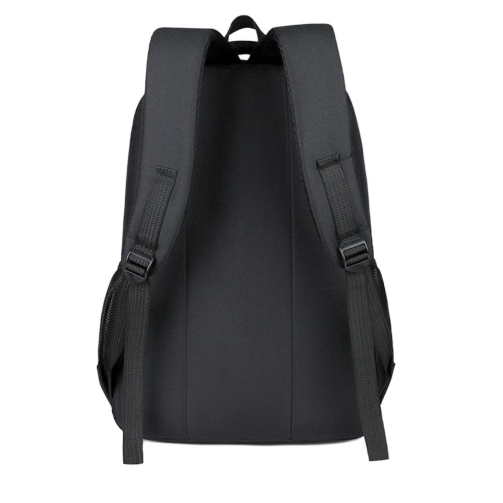Solid Color Student School Bag Multi-functional Business Computer Bag Travel Knapsack  Camping