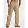 2026 casual versatile striped cotton-linen loose breathable fashion sports men's pants