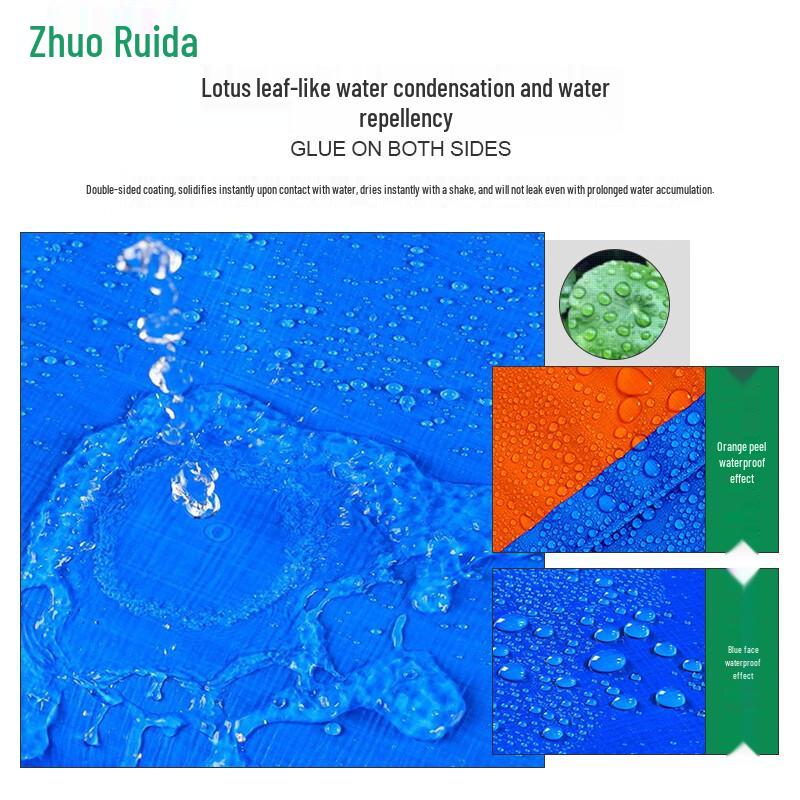 Zhuoreda Heavy-Duty Outdoor Waterproof PE Tarp