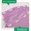 Women's Full-Open Patient Care T-shirt Postoperative Easy-On/Easy-Off Care Top