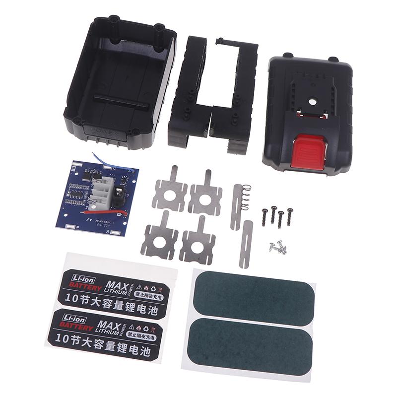 Case For 21V 5/10Cell Li-ion Lithium Battery Case Pack Kit 18650 Lithium Battery Shell Kit Battery Pack Accessories