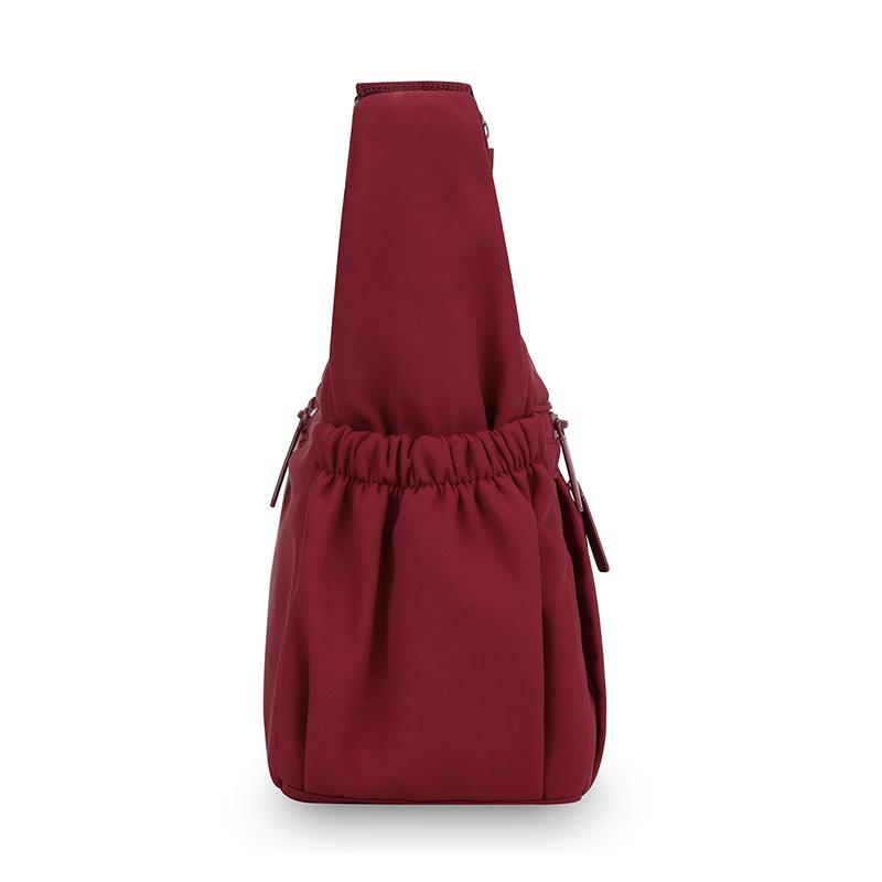 Wasserdichte Nylon-Umhängetasche für Damen, Crossbody-Tasche, mehrlagig, leicht, Muttertasche