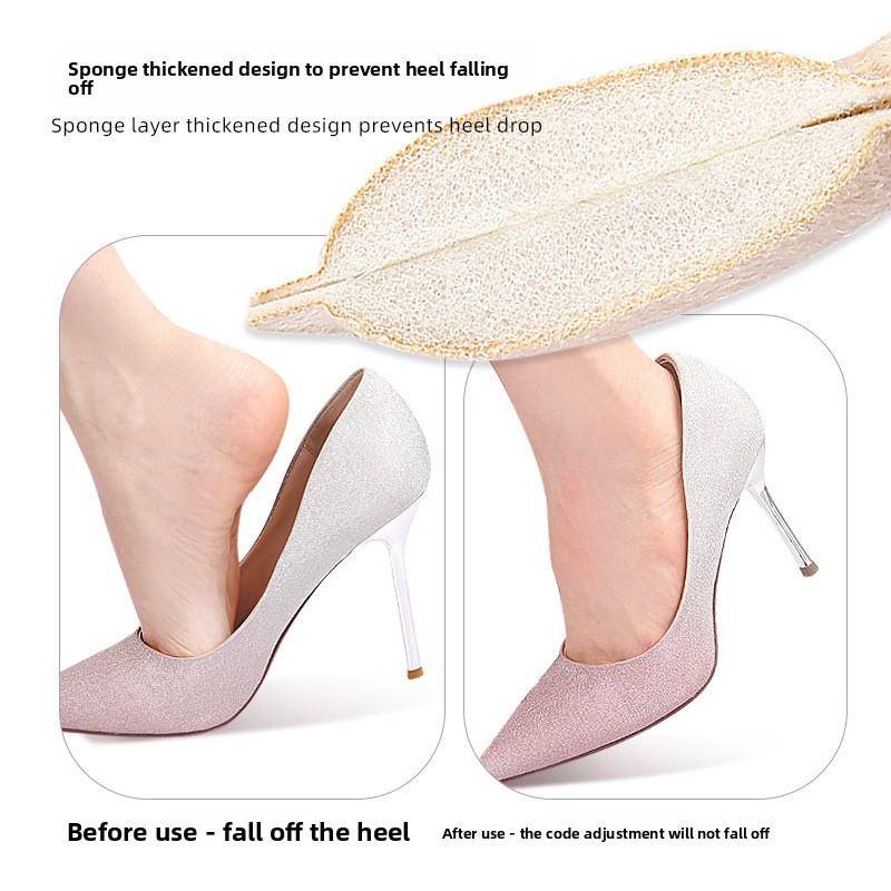 Sneakers Sponge Heel Sticker Anti-wear Foot Shoes Big Change Small Anti-drop Heel Adjustment Code Self-adhesive Invisible Thick Heel Sticker