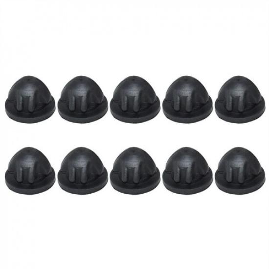 10Pcs Engine Cover Trim Rubber Mount Grommet Bush Bump Stop For BMW 11127614138
