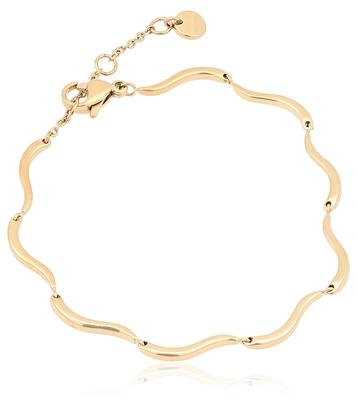 ESSENTIAL WAVES Gold Tone Stainless Steel Chain SKJ1786710 [Skagen] Women's Bracelet,