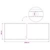 Balcony Privacy Screen 1.8 X 25 M Fabric with PU Coating Beige