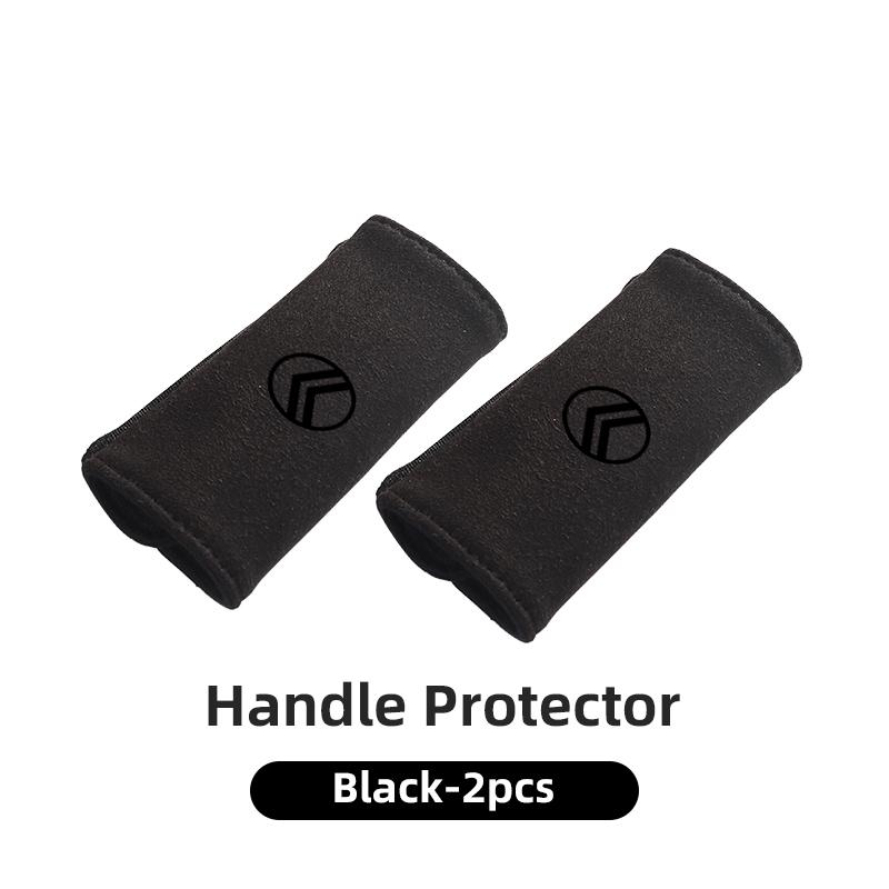 Car Roof Grab Handle Grip Protector Suede Roof Handle Cover For Citroen C3 C4 C5 C1 C2 Berlingo Celysee Xsara Picasso Accessory