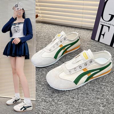 Flat-bottomed German Training Shoes Women's Shoes 2025 Autumn New Lightweight Soft-soled Single Shoes Casual Forrest Gump Shoes Sports Little White S