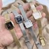 Light Luxury high-end Women Watch Simple and Compact Dial Cool Retro Korean Version Female Student Quartz Wristwatches