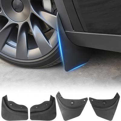 Tesmayx For Model Y Juniper Tesla Model 3 Highland 2026 2026 Mud Flaps Front Rear TPE Mudguard Splash Guards Cover Accessories