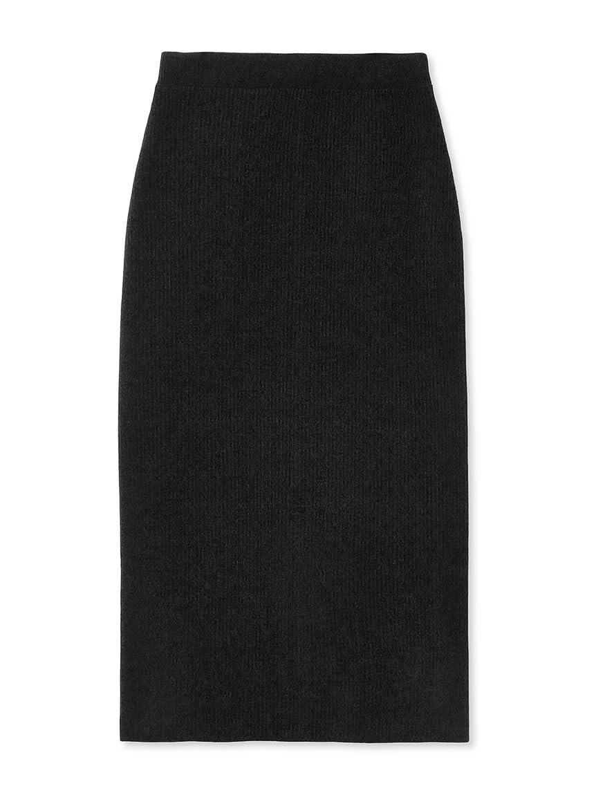 

Flat Mall Knit Skirt [Emi] чёрный