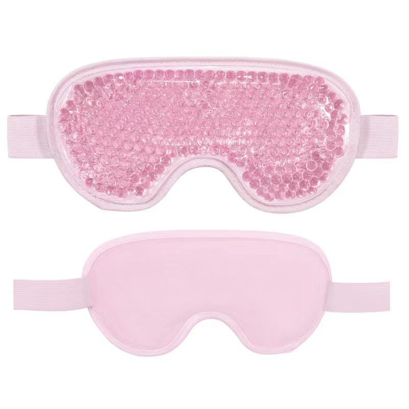 Exclusive Ice and Heat Eye Mask: Cold Compress, Sleep Aid, Ice Beads, Eye Relaxation
