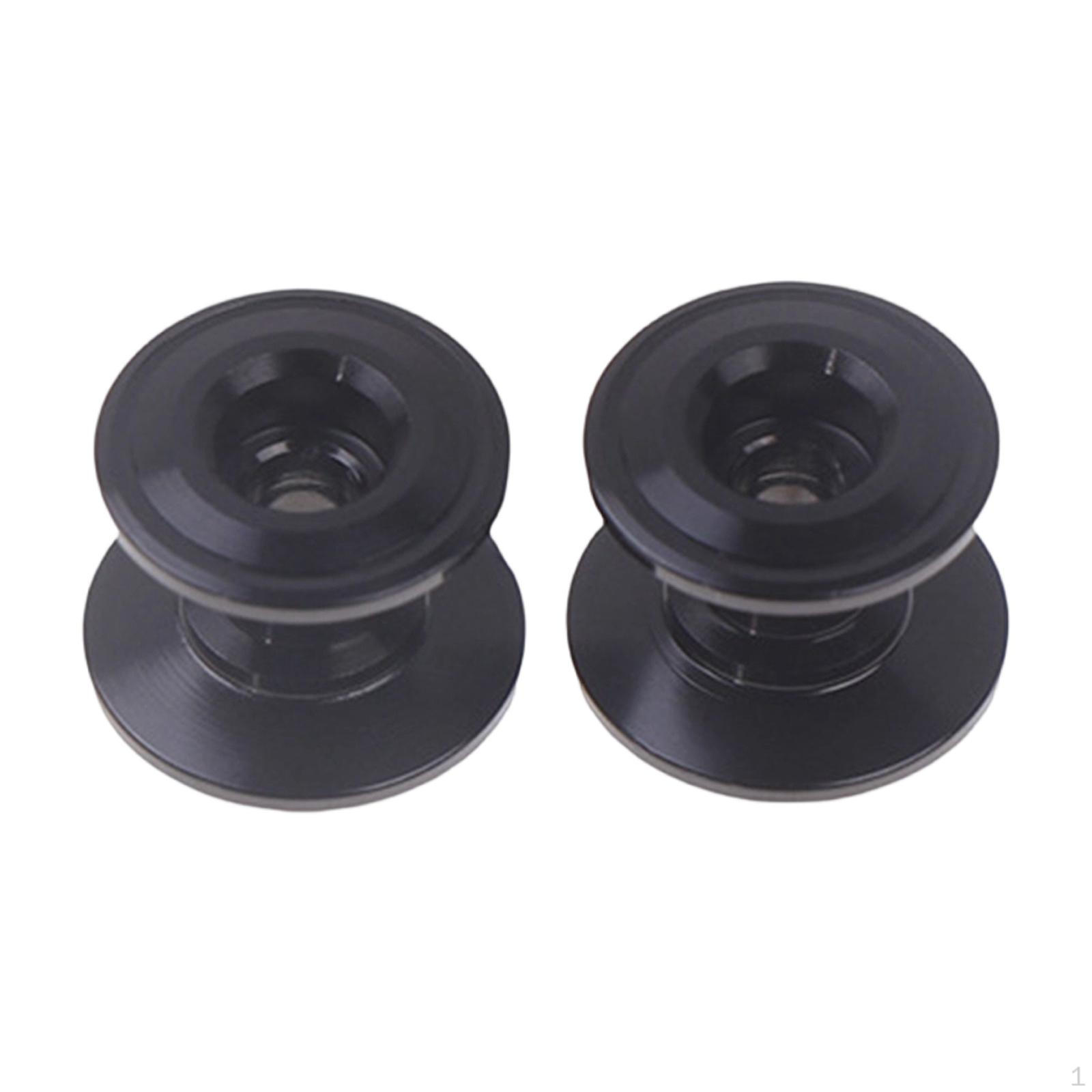 

2 Pieces RC Car Guide Wheels DIY Drive Metal Sturdy Structure Accessories Suitable for Race Track чорний